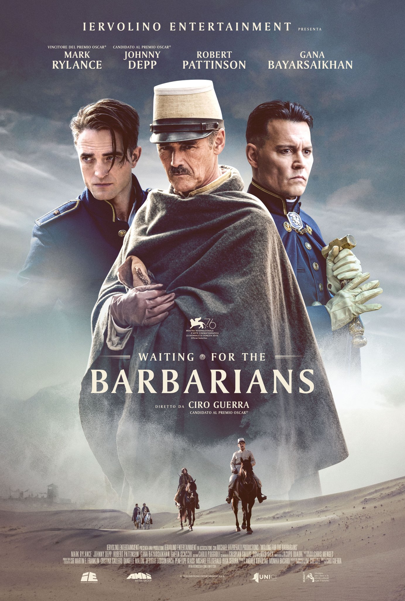 waiting for the barbarians poster italiano